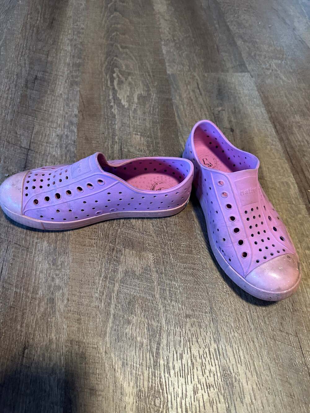 Native Pink Purple Slip On Shoes Size 2Y